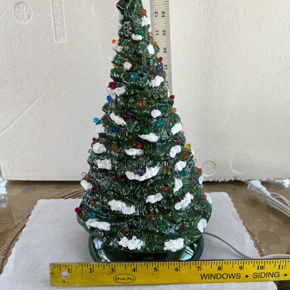 13 I/2 in ceramic glazed Christmas tree - Picture 11 of 11